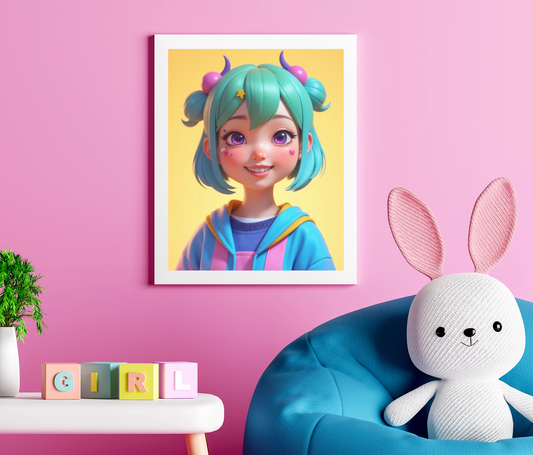 Strahlende Anime-Energie