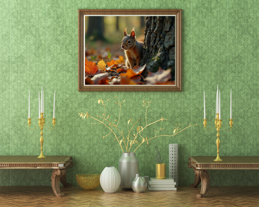 Herbstlicher Waldbewohner