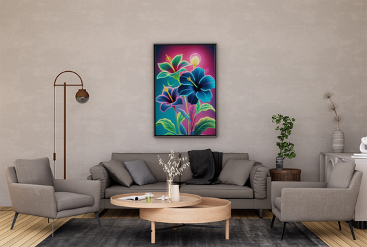 Neonblüten in voller Pracht