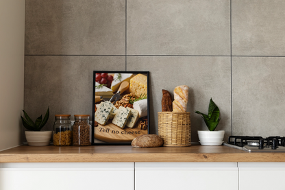 Feine Käseauswahl mit Humor