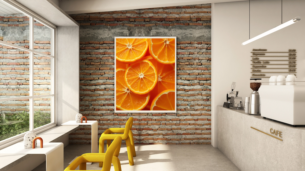 Frische Orangenscheiben