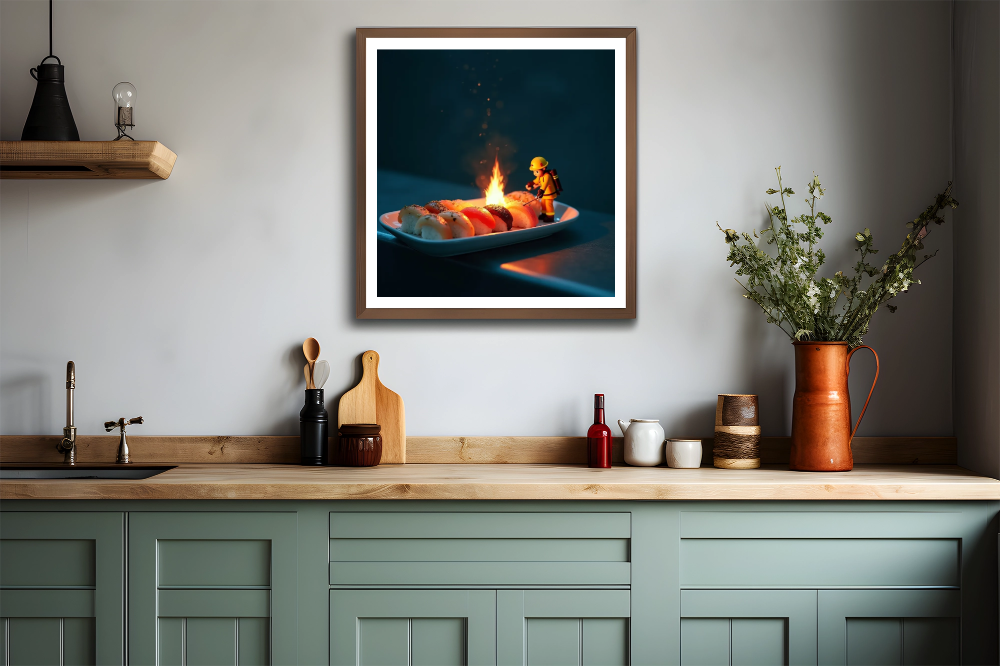 Mini-Feuerwehr beim Sushi-Einsatz