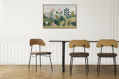 Farbenfrohe Naturillustration