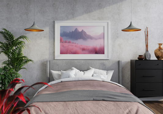 Zartes Farbspiel in Rosa