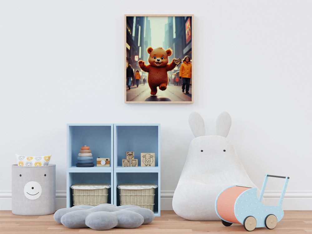 Tanzender Glücksbär