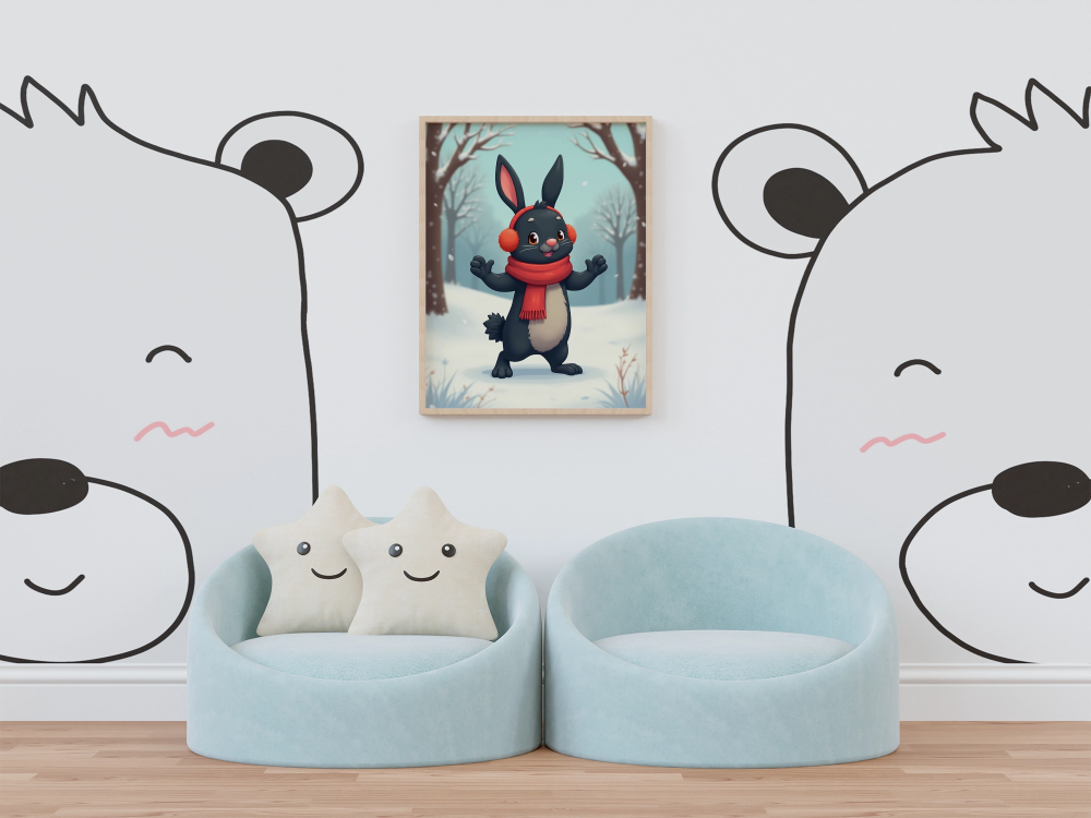 Winterfreude im Schnee