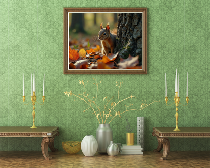 Herbstlicher Waldbewohner