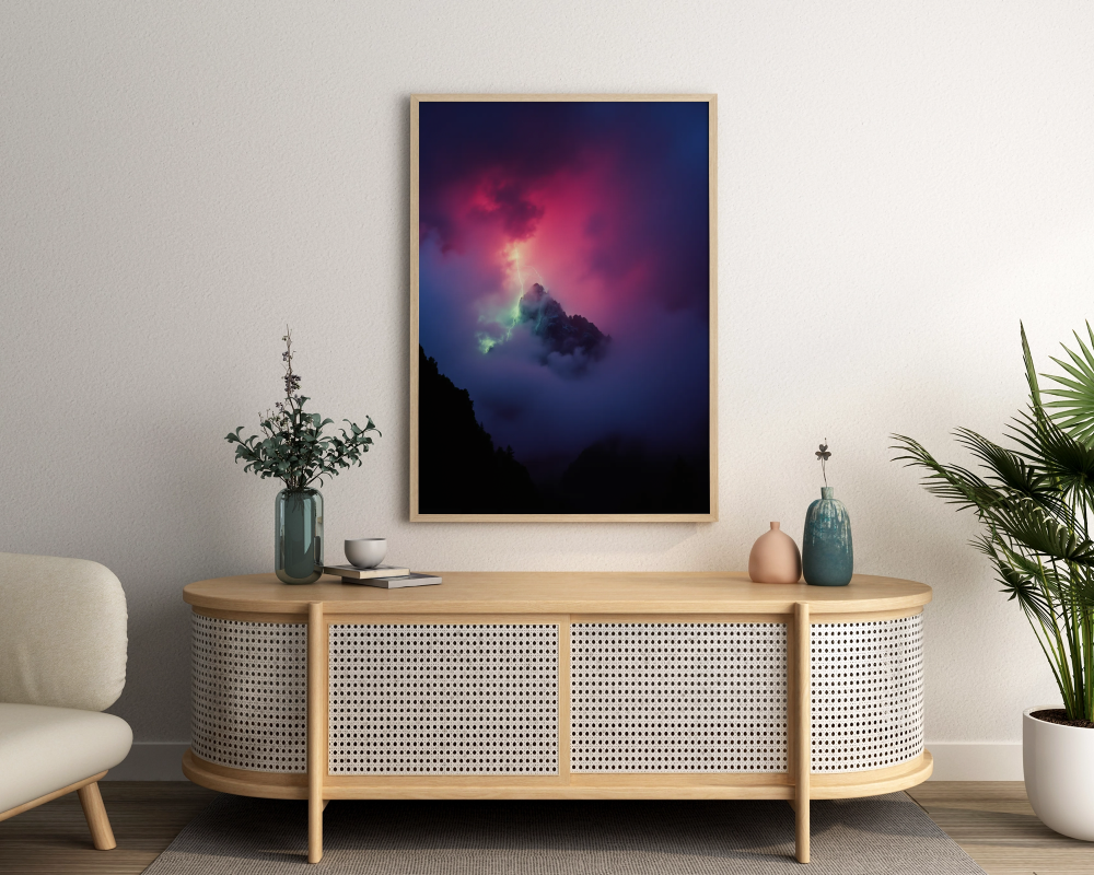 Donner über den Gipfeln